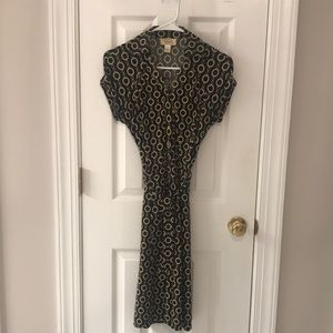 Talbots tie waist dress